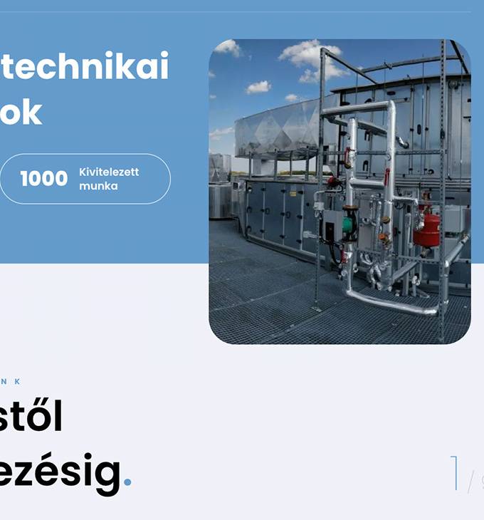 Vento2000.hu modern, letisztult honlap készítése
