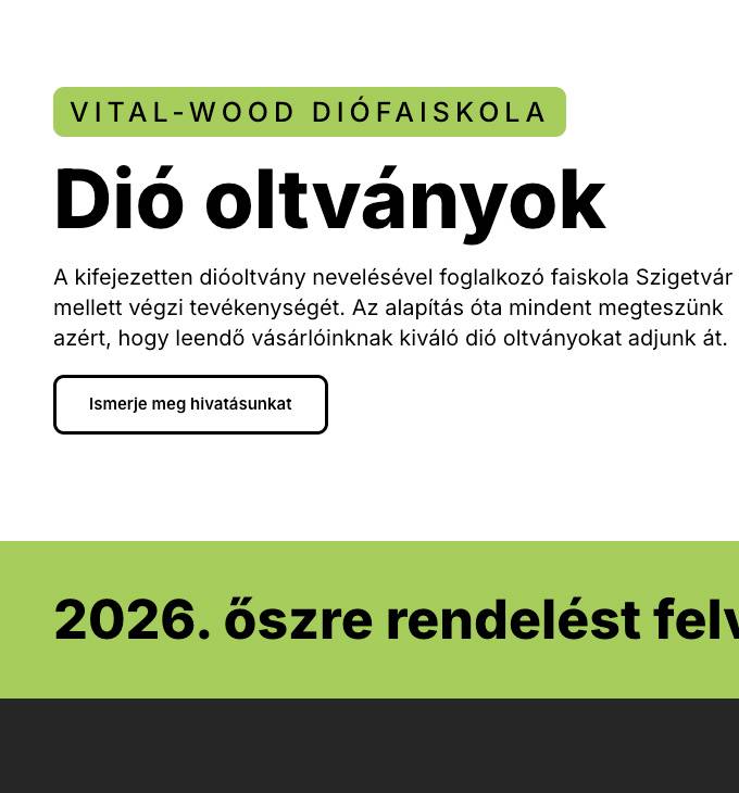 Vitalwooddiofaiskola.hu weboldalkészítés