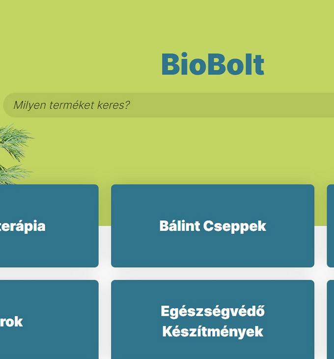 Zoldkuckobioshop.hu - Bio bolt webáruház - reszponzív webáruház készítés